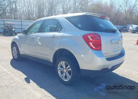 2017 Chevrolet Equinox Ls из США, поврежденный, VIN 2GNALBEK3H1537986